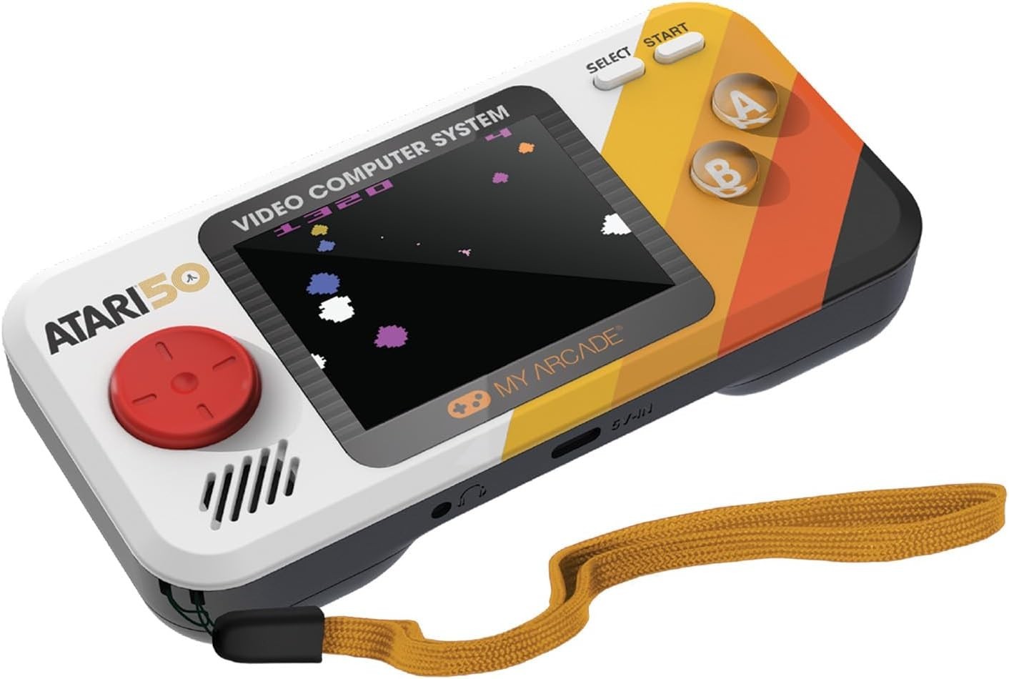Ergonomic Atari Pocket Player Pro – 100 Classic Games & 2.75″ Color Display
