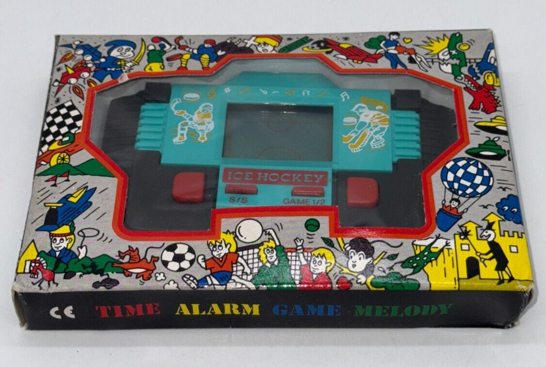 ICE HOCKEY – LCD Game & Watch Portable Console – 1990’s – DEADSTOCK – BOXED