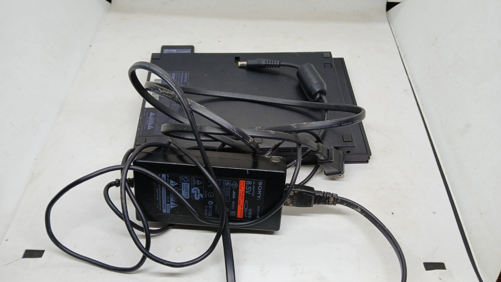 Sony PlayStation 2 Slim PS2 Home Console Black, with 8mb memory and power cord
