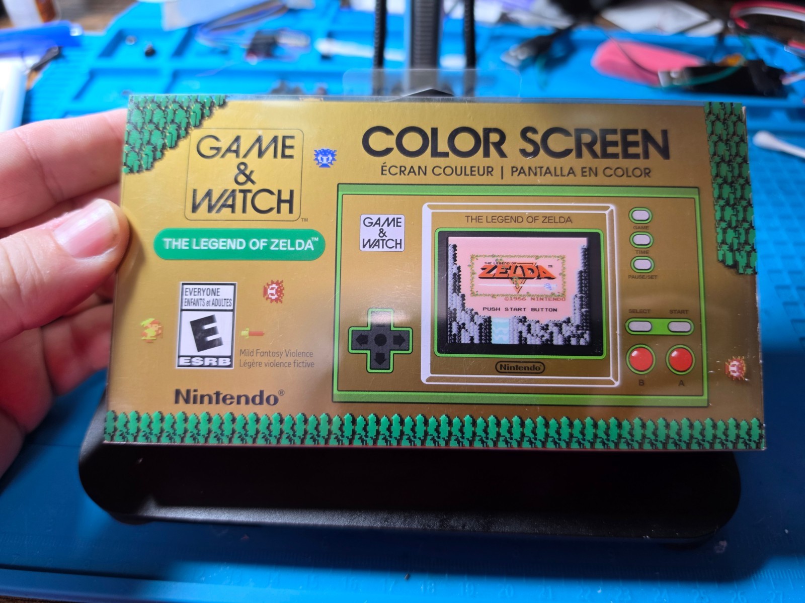 Zelda Game & Watch with MicroSD & Memory Upgrade (*New – opened to upgrade)