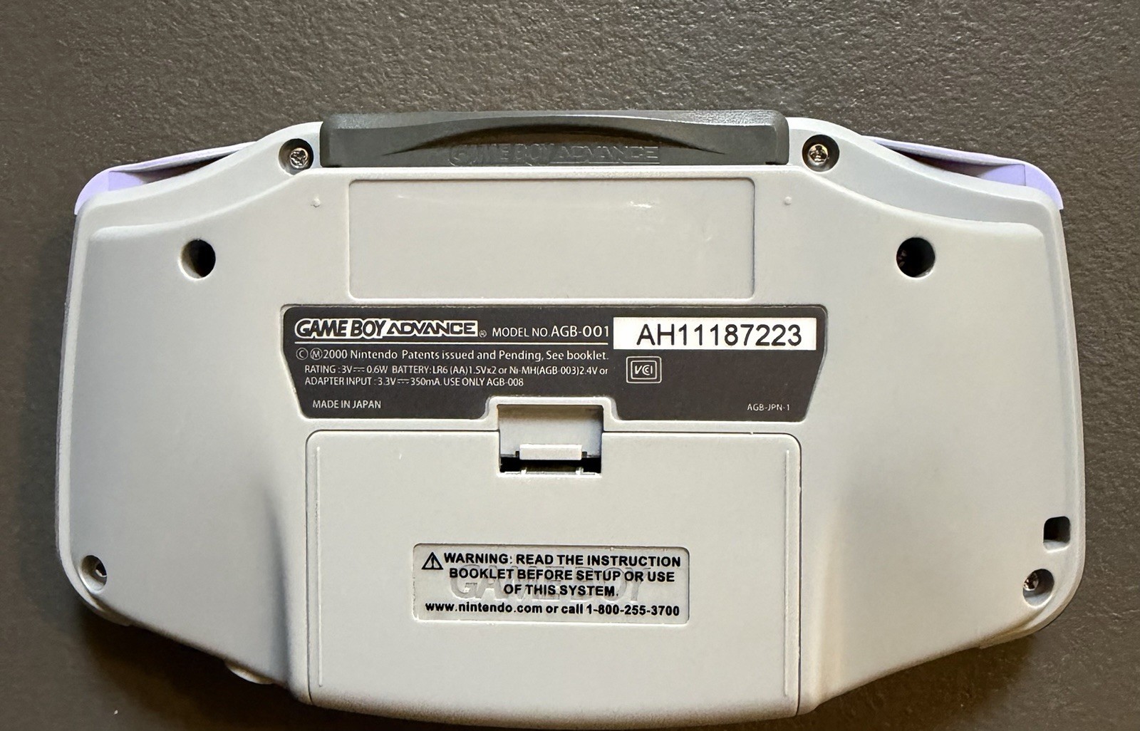 (Left d-pad button not working) custom IPS Gray & Purple Super Nintendo Edition