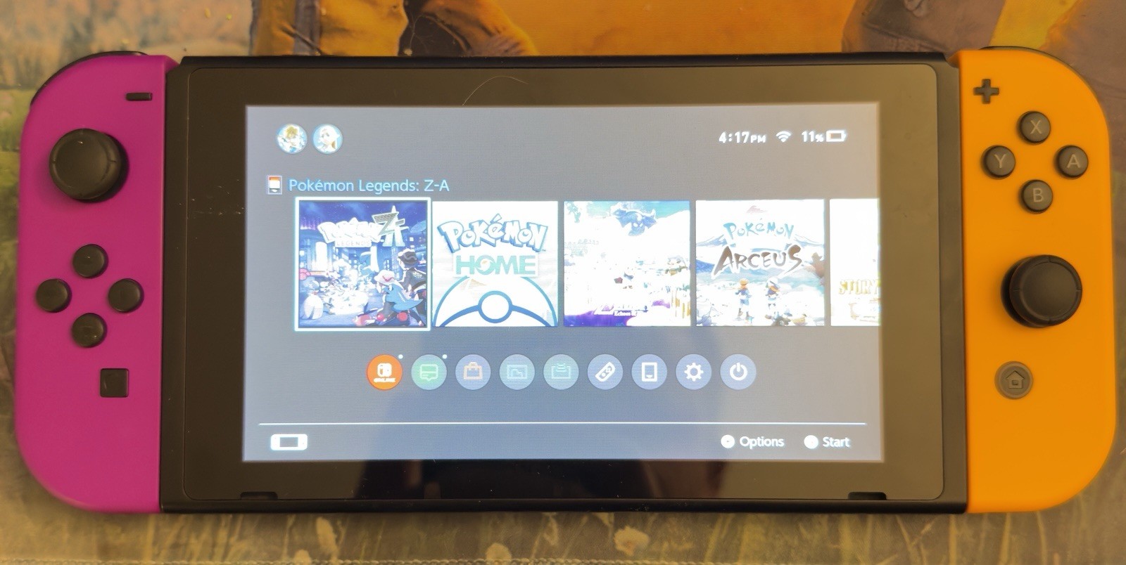 Nintendo Switch V2 32GB Bundle Pokémon Zelda 512GB MicroSD Hori Split Pad Mint