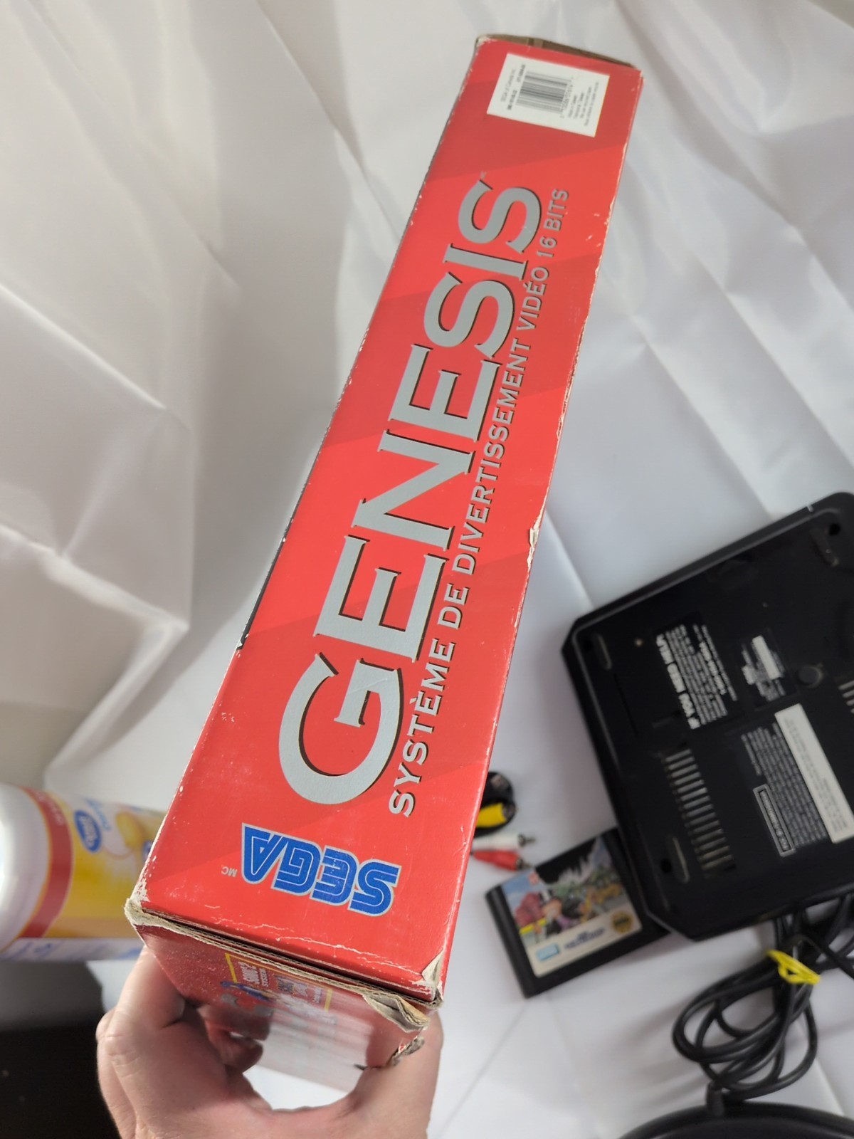 Sega Genesis Model 2 Console W/ 3 Games & Original Box Tested Works Toy Story…