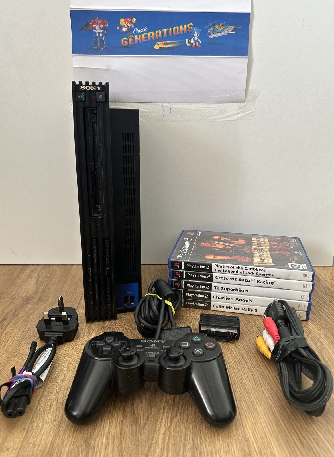 Sony PlayStation 2 PS2 Console Official STANDARD 5 Free Games