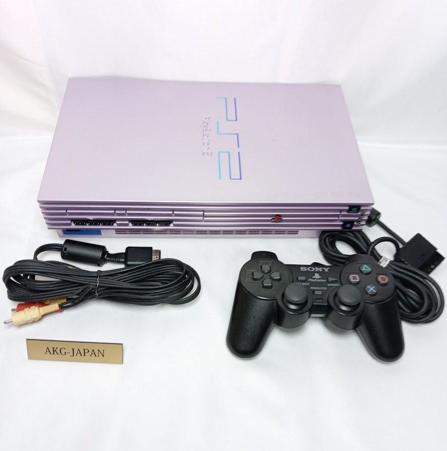 Sony PS2 SAKURA SCPH-39000 NTSC-J Japan Limited Console Tested w/ Controller