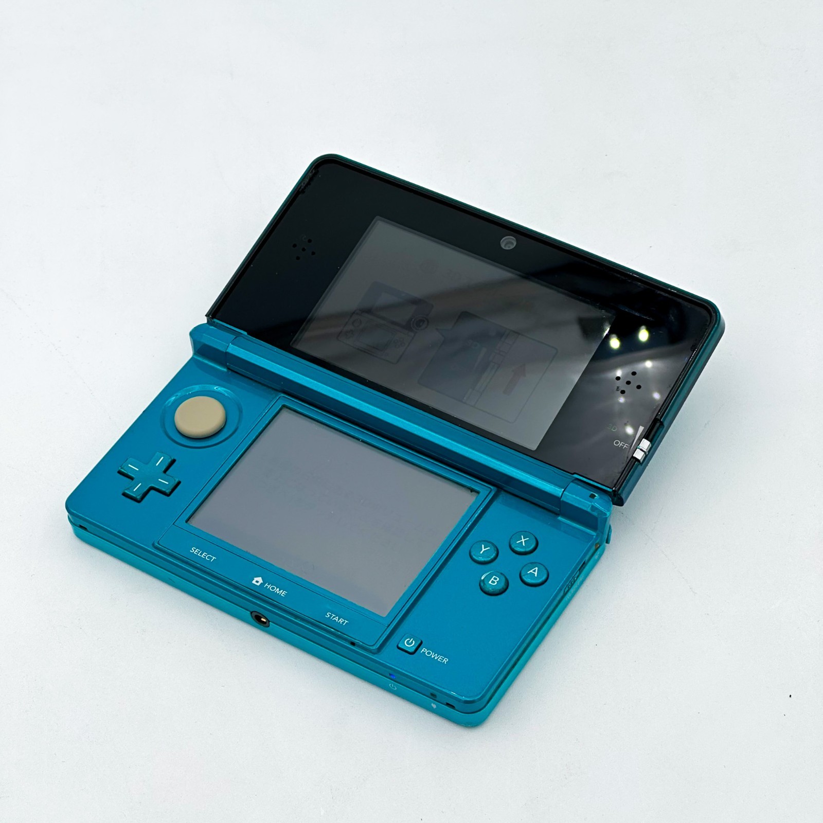 Nintendo 3DS Aqua Blue Console Handheld System Japanese ver Good Condition
