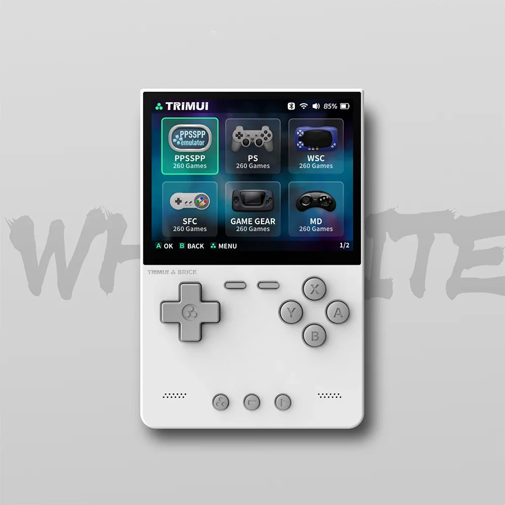 NEW TRIMUI BRICK Retro Handheld Game Console 3.2″ IPS Screen Linux System
