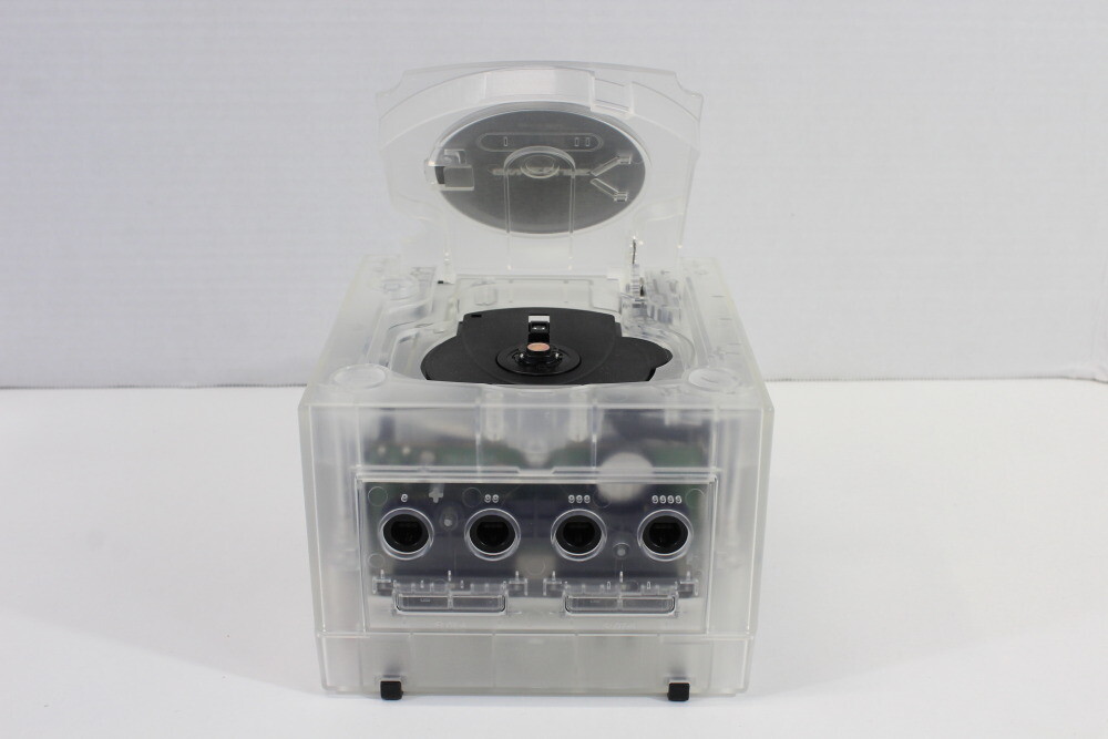 Nintendo Gamecube Console Clear Translucent White & AC NTSC-U/C DOL-001 Slow RGB