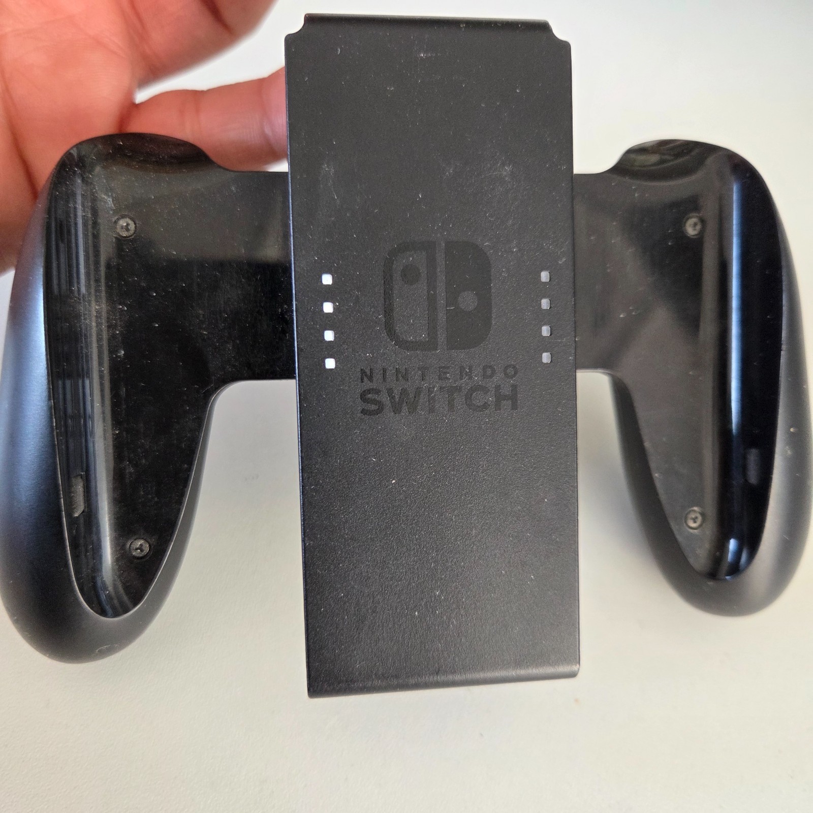 Official Nintendo Switch Joy-Con Grip Controller Holder Black OEM Accessory