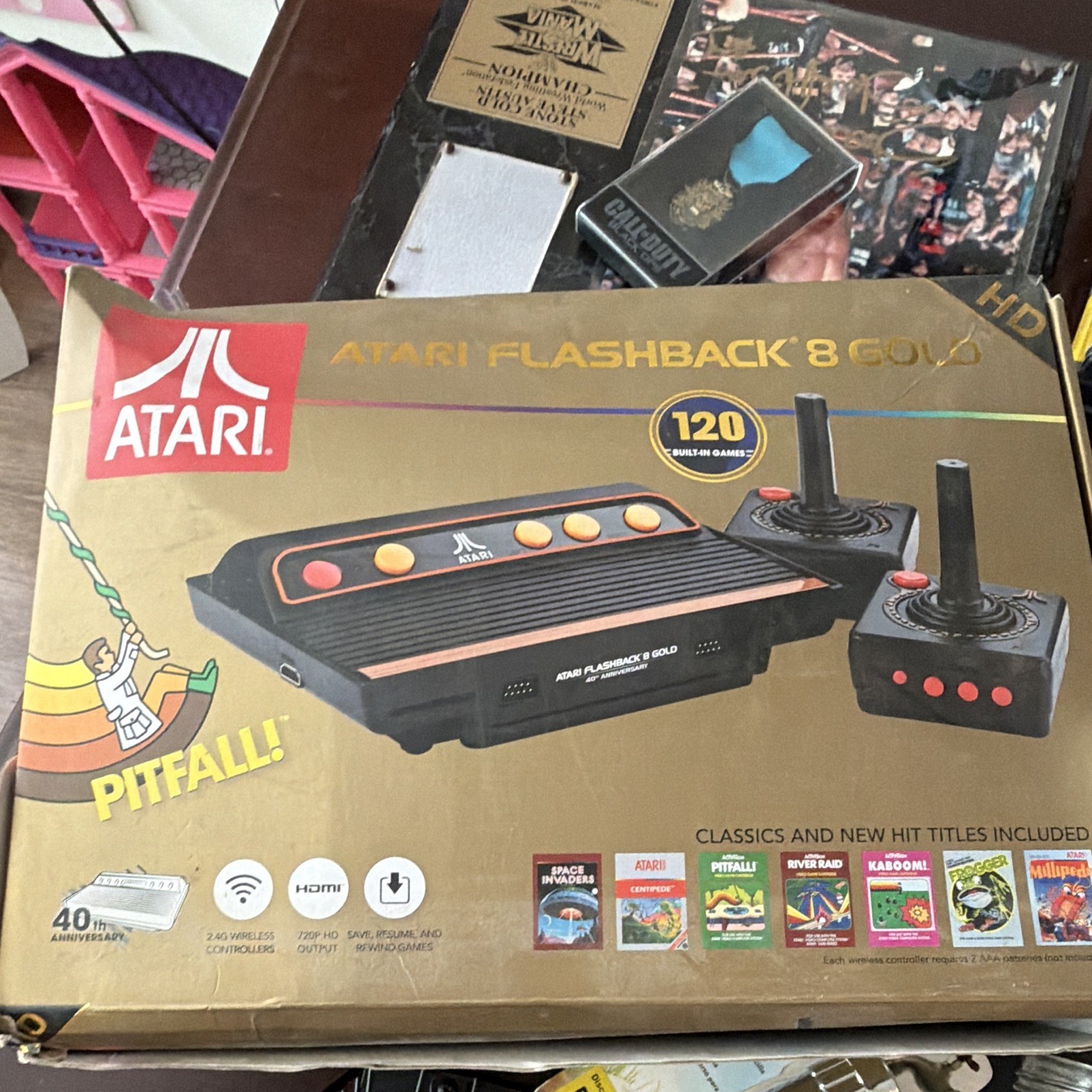 Atari Flashback 8 Gold HD 720p HDMI 40th Anniv Home Console w/ 2 Controllers