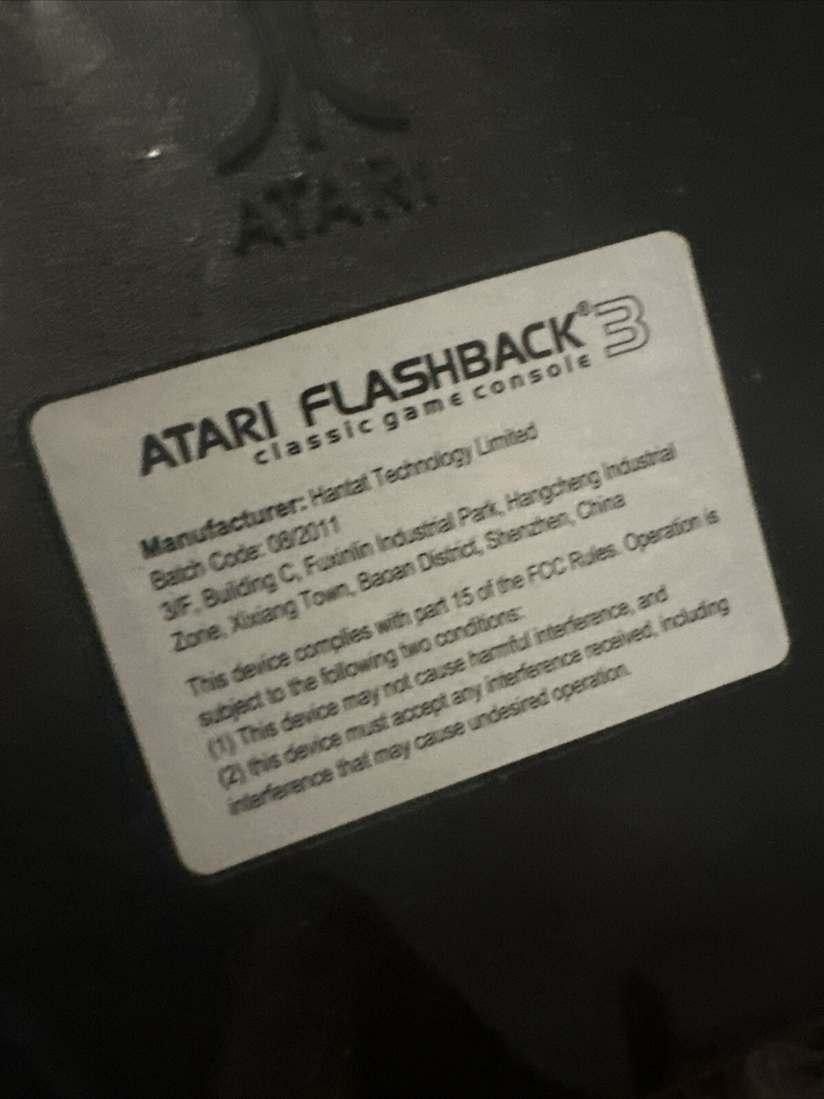 Genuine Atari Flashback 3 Classic with 60 Games Plug N Play Complete