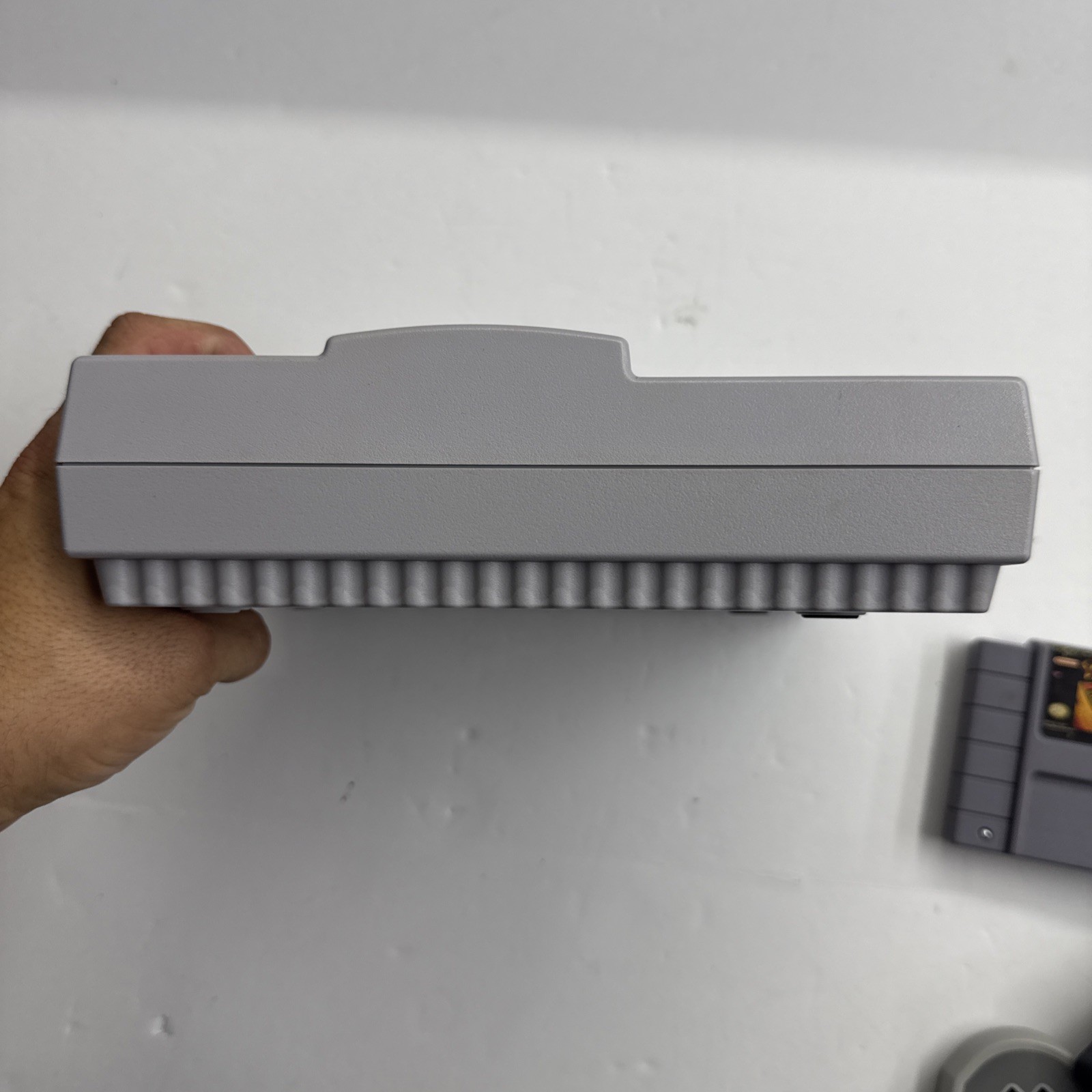 SNES – Super Nintendo Home Console – Gray W/ Cables Game Controller Tested #2906