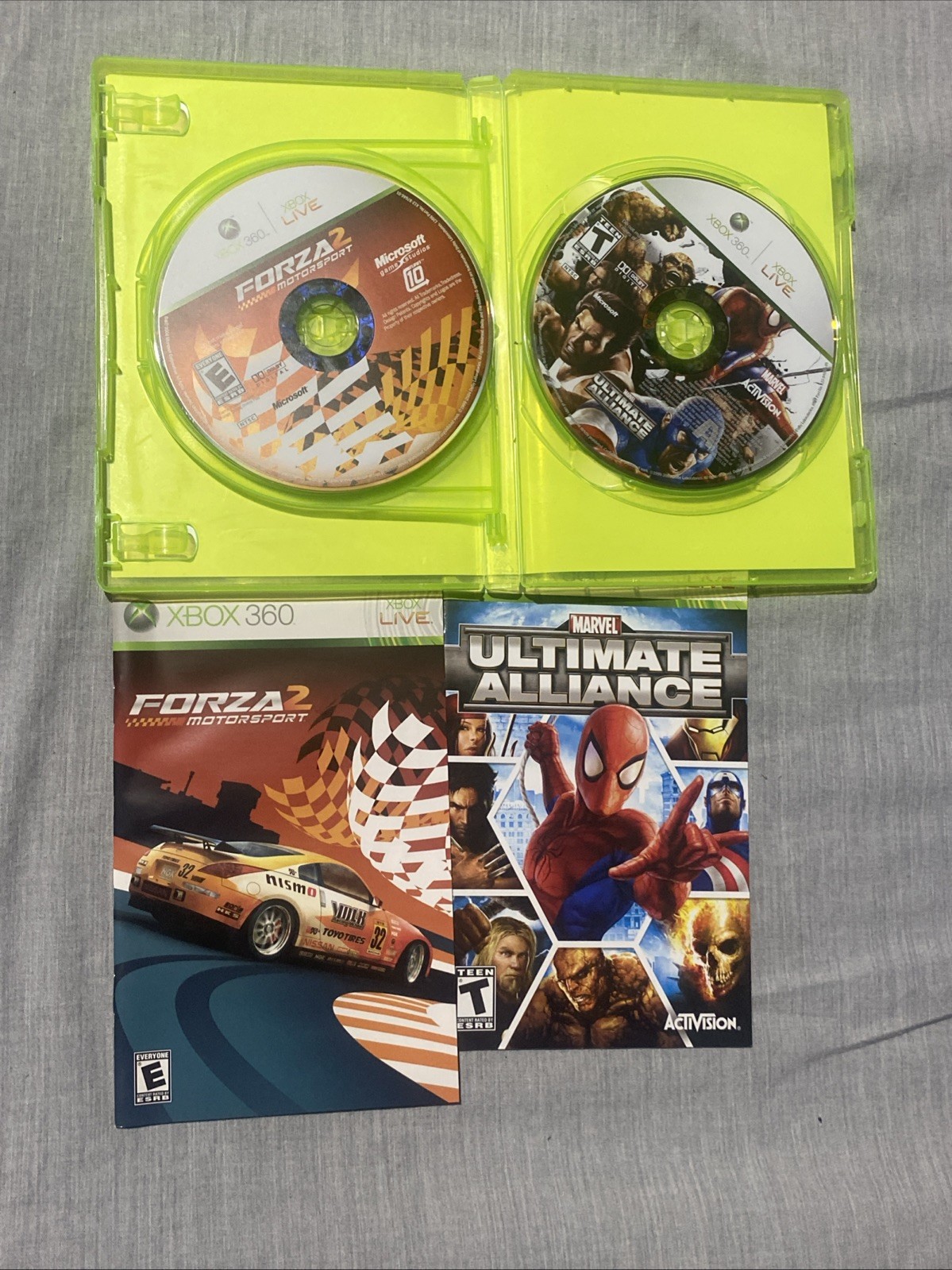 Microsoft Xbox 360 White 60GB Console + 4 Games Tested Working See Details