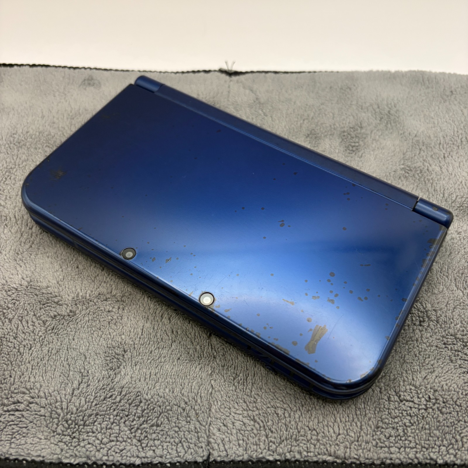 【DUAL IPS】【Excellent5】Rare New Nintendo 3DS LL XL Metallic Blue Game Console