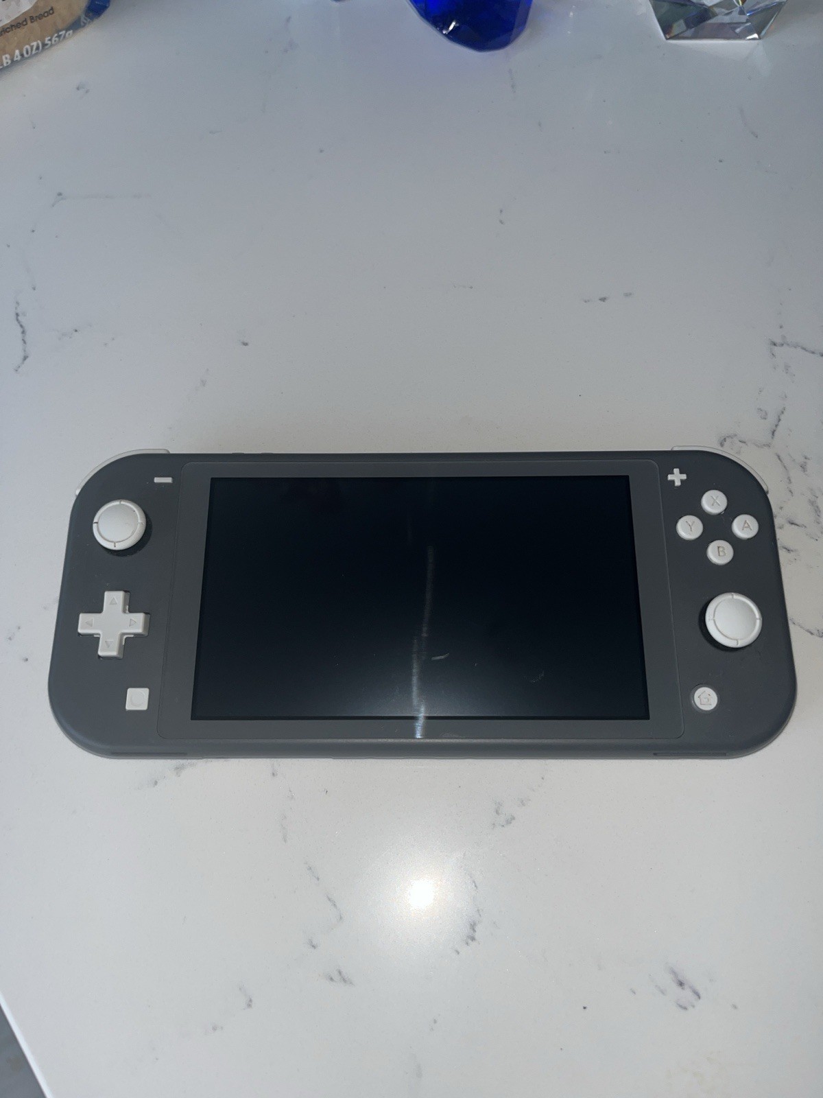 Nintendo Switch Lite Gray Handheld Gaming System + 128 Micro SD Card Tested