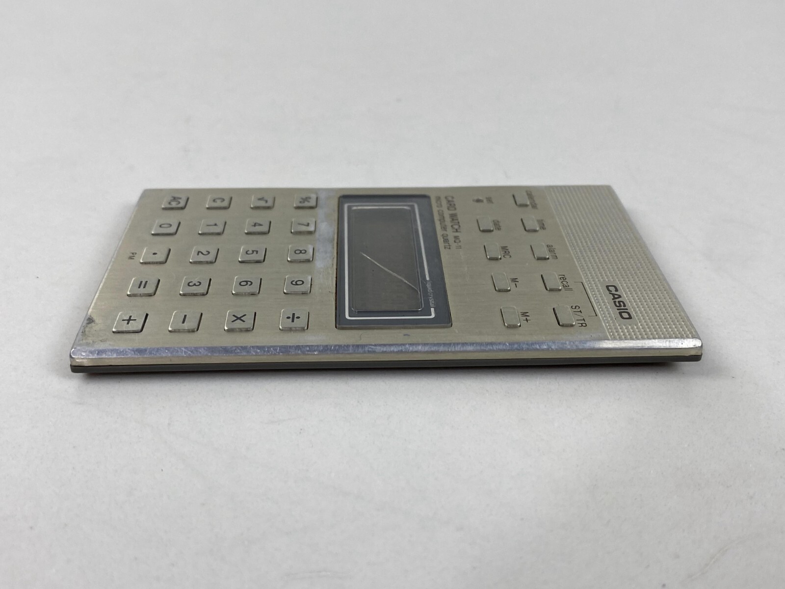 Casio MQ-11 Vintage Micro Computer Quartz Calculator Clock Made in Japan