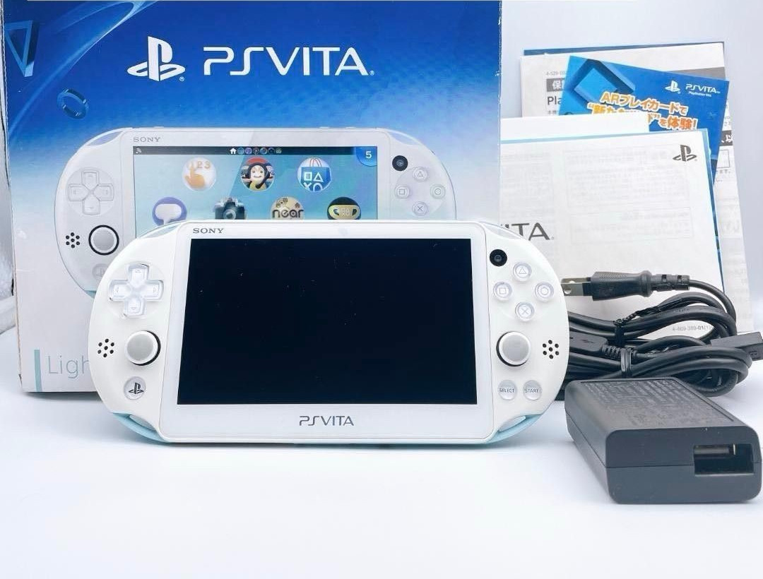 Excellent PS Vita Light Blue White PCH 2000 ZA14 Console