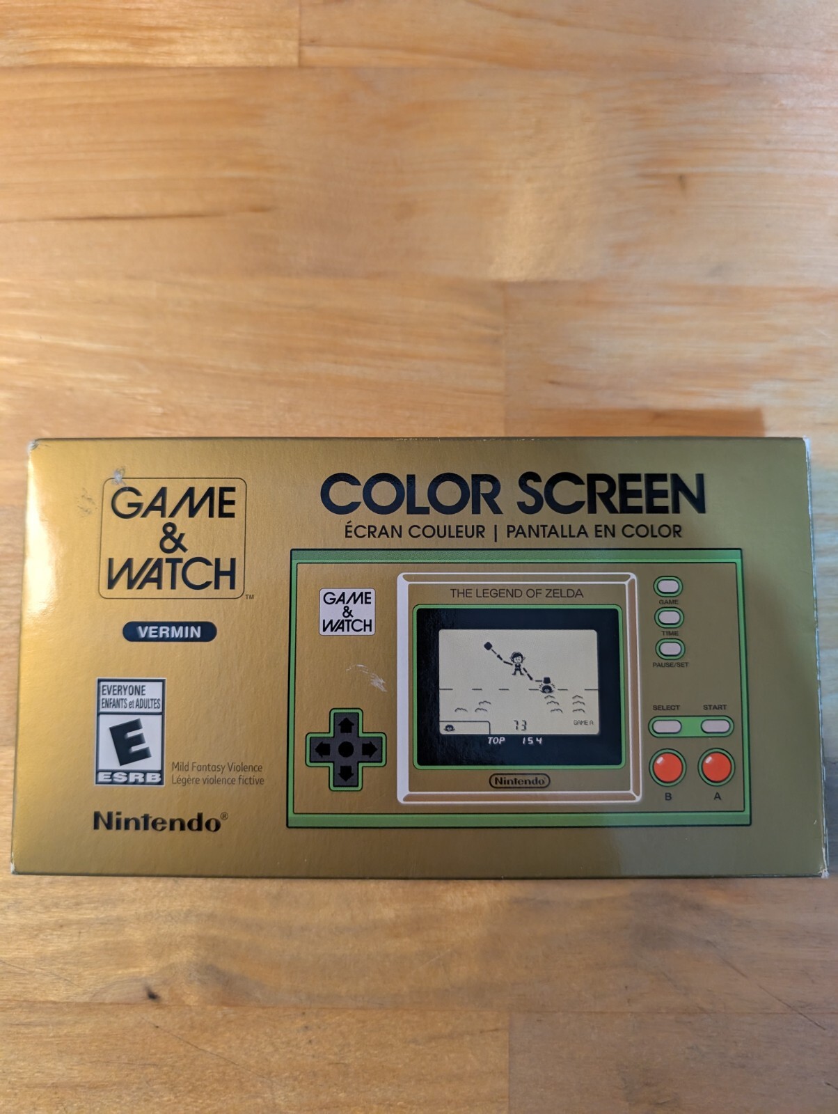 Nintendo Game & Watch: The Legend of Zelda 35th Anniversary RARE Vermin Edition