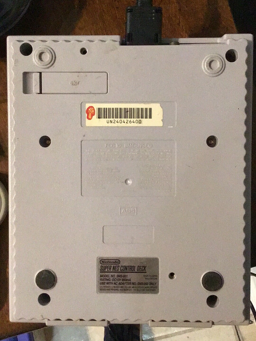 Nintendo Entertainment System Gray Home Console No Game Included