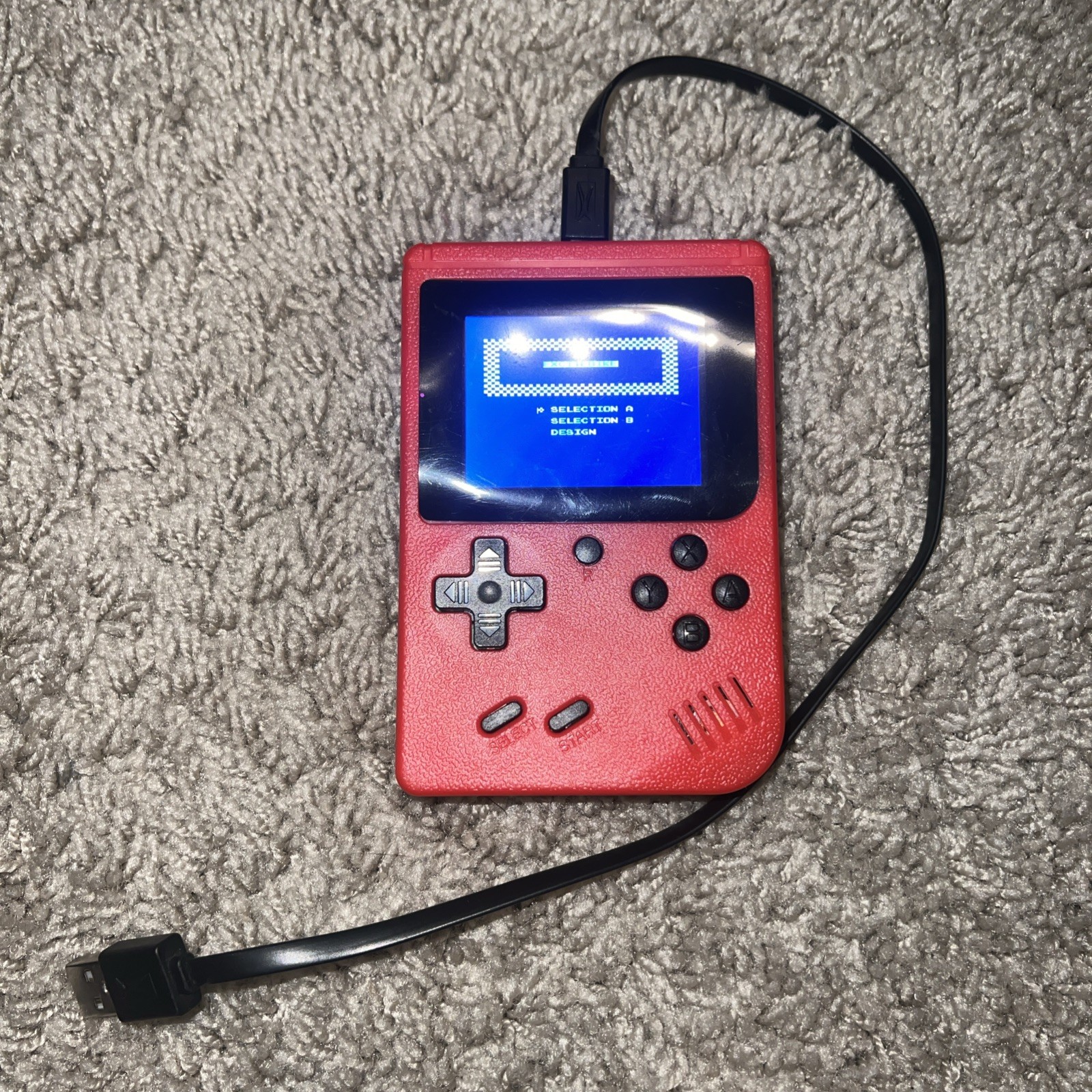 Merkury MI-PGC01 Handheld Retro Gaming Console 200 In 1 Red Tested Works