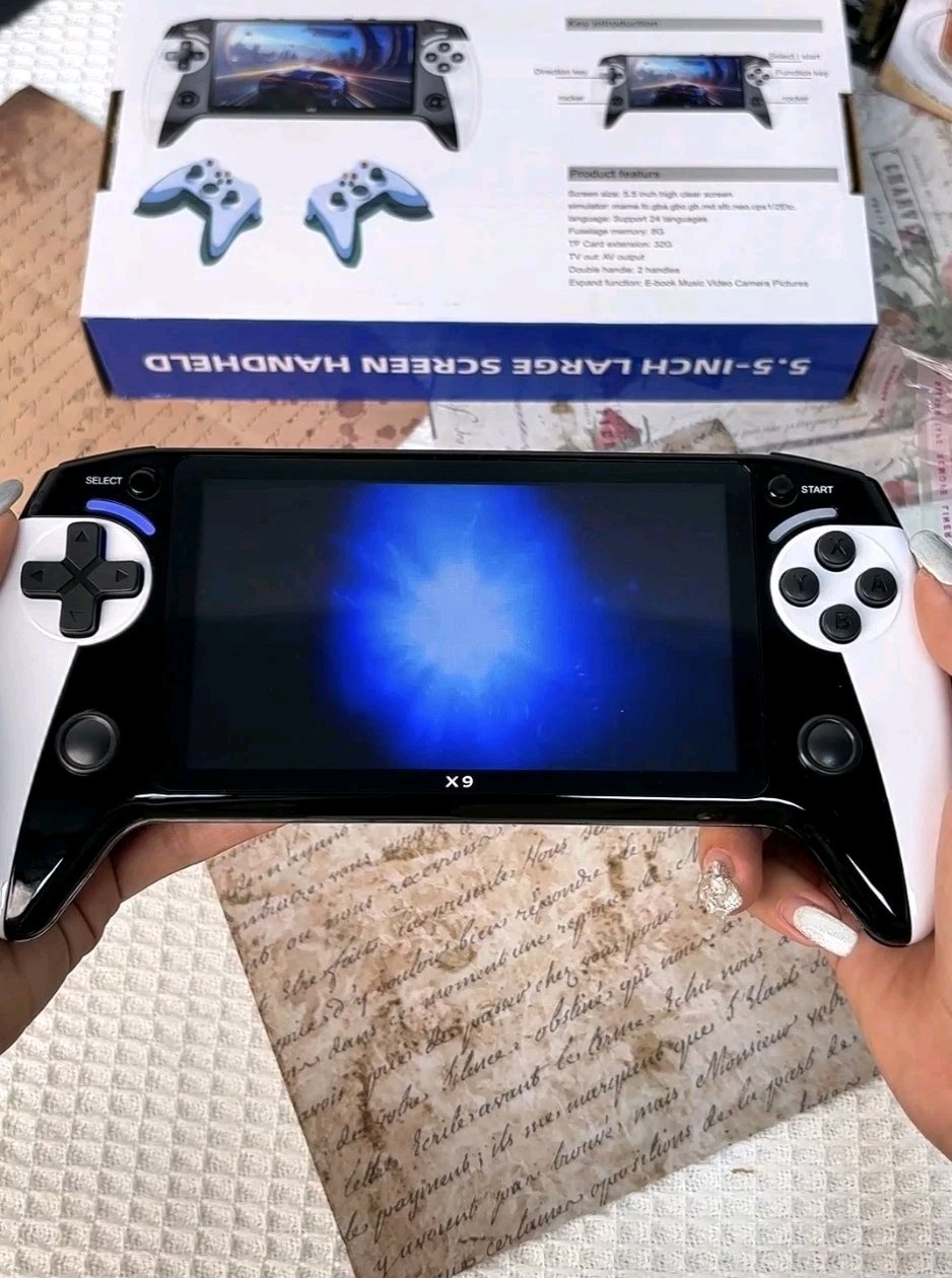 Protable Retro Handheld Game Console – Performance Boost: Over 20,000 Games…