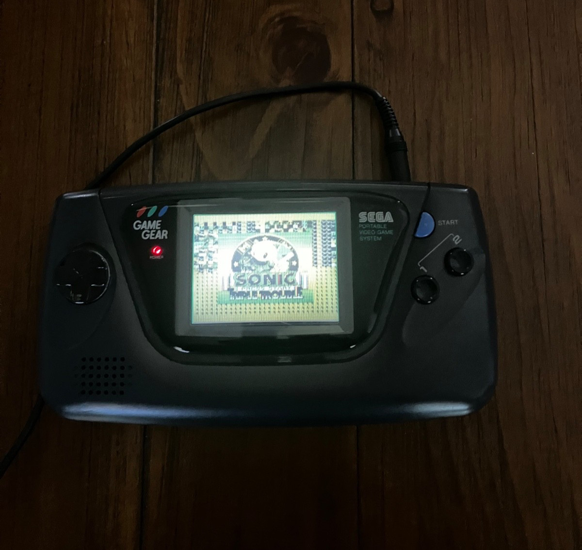SEGA Game Gear Console Fully Working w/7 Games, Power Adapter and Carrying Case