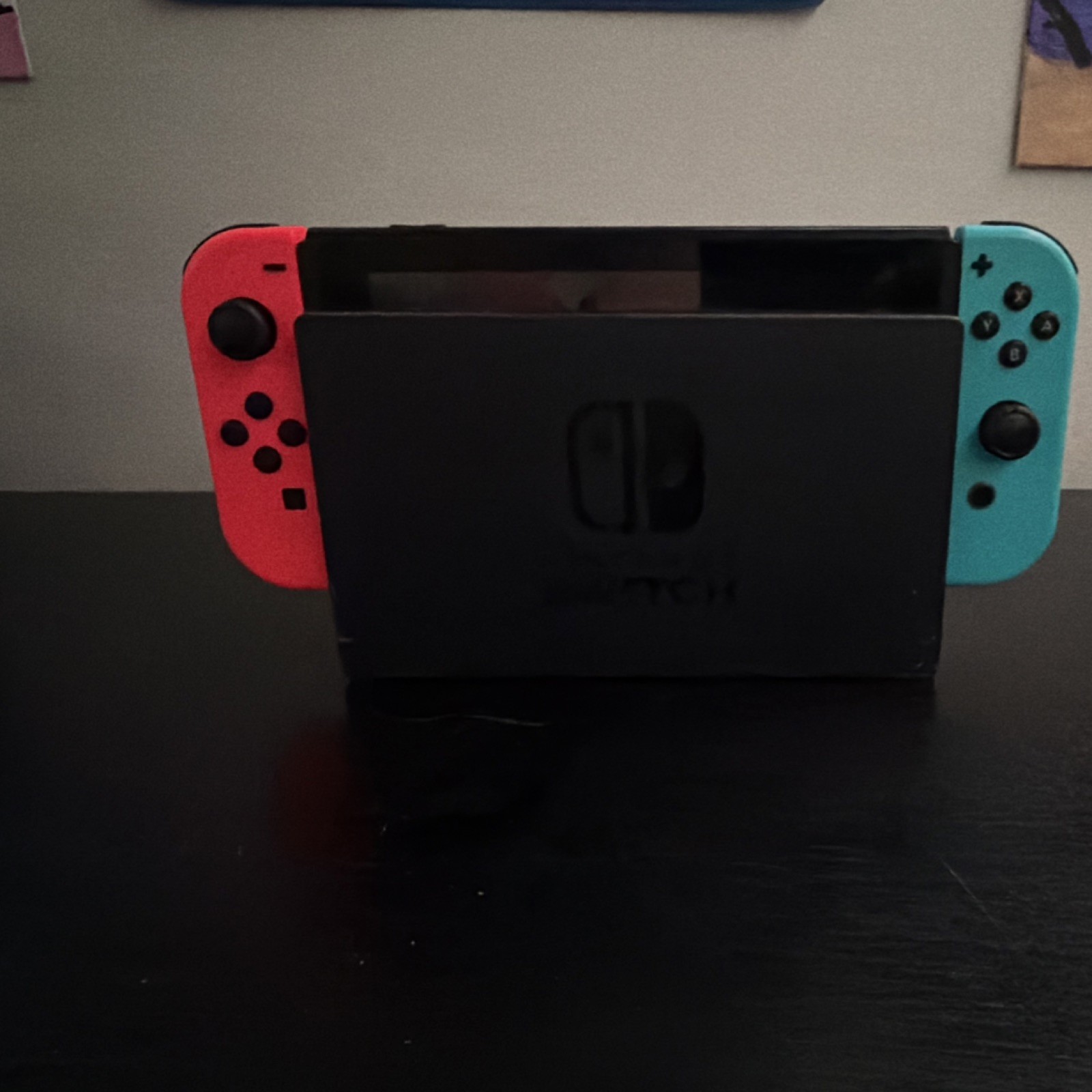 Nintendo Switch HAC-001 Console Black Red Blue Joy-Con Controllers Dock Wi-Fi