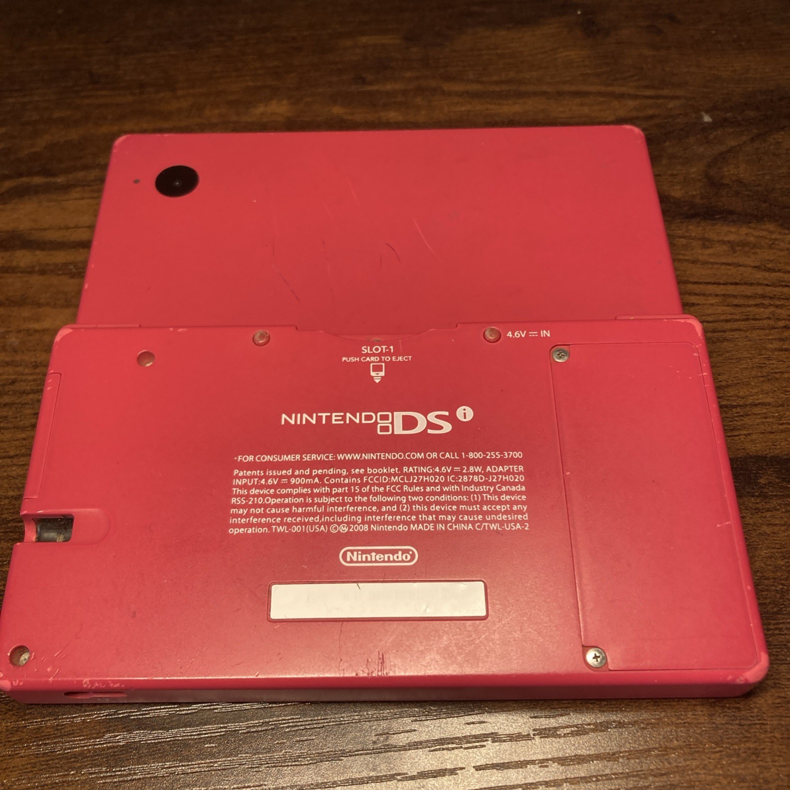 Nintendo DSi Pink Handheld Console Tested Working