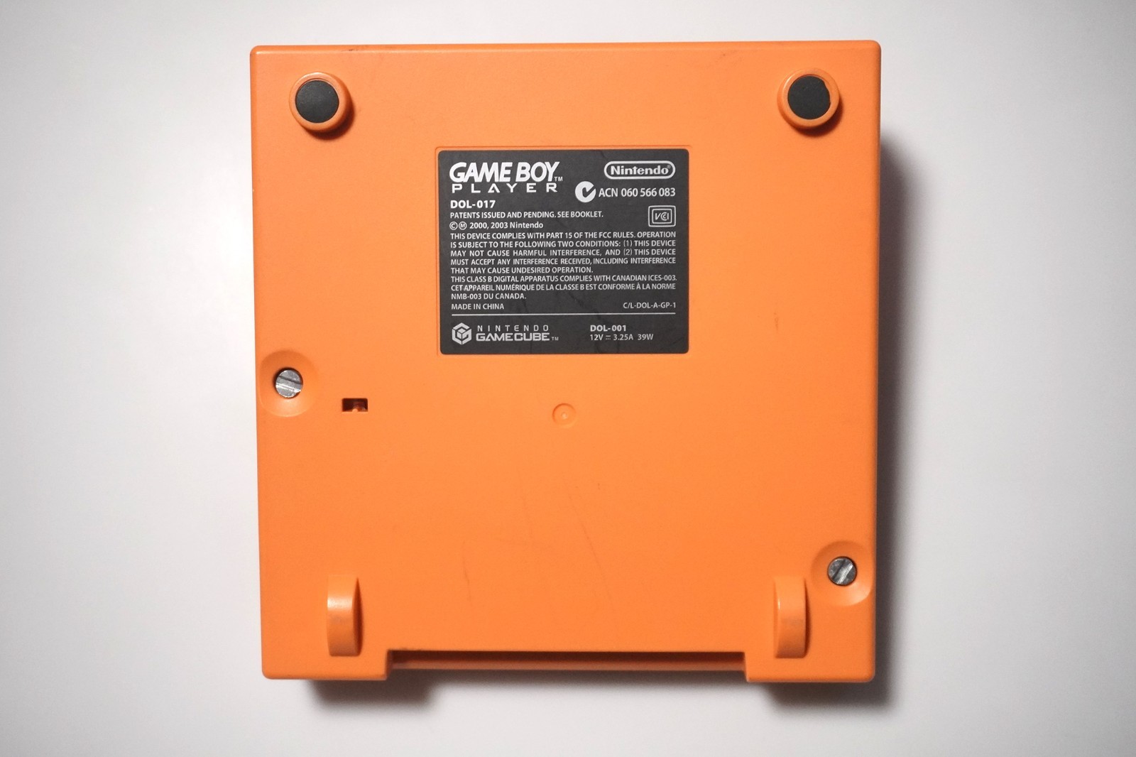 Nintendo GameCube Game Boy Player Base only Orange color