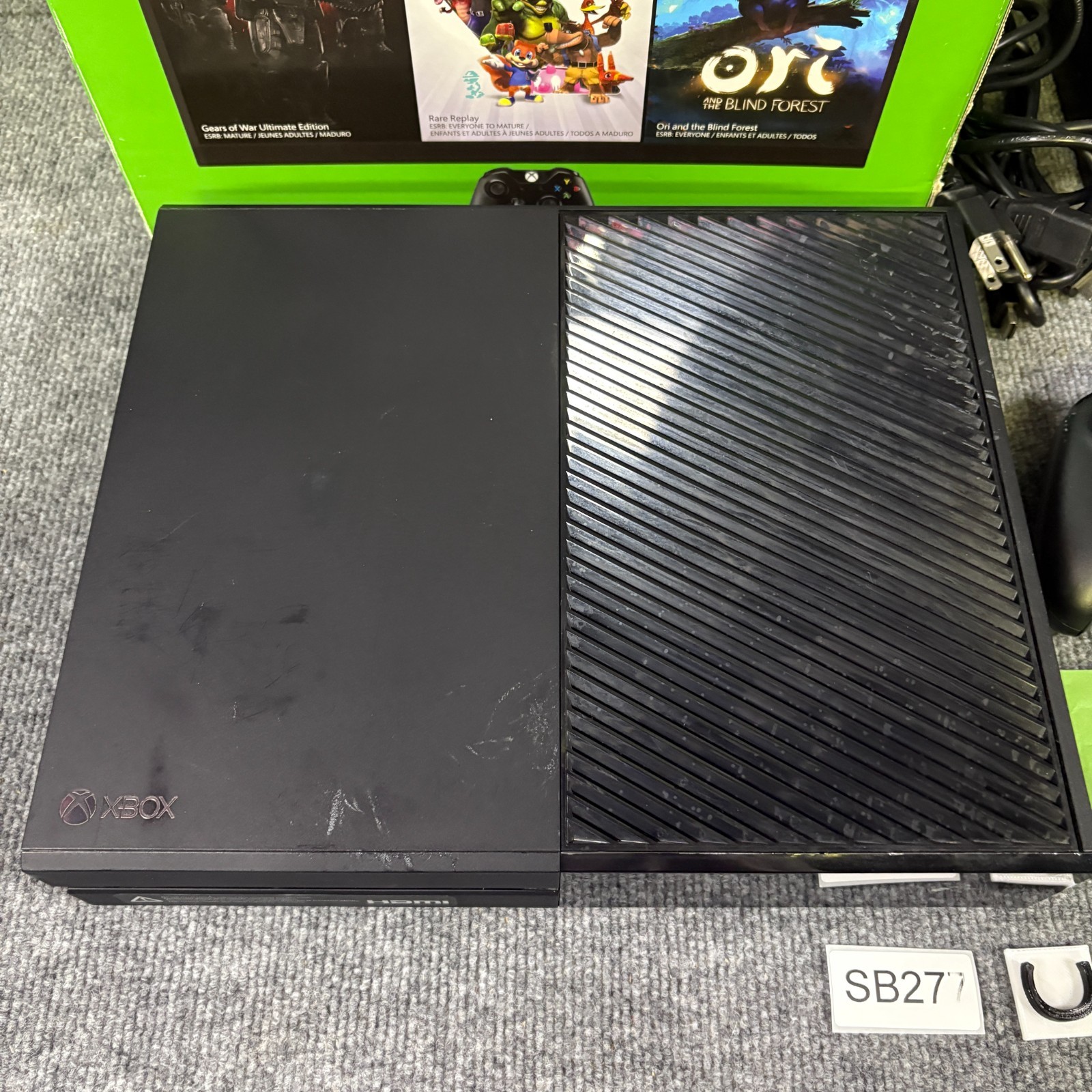 Xbox One 1 TB Black Console System Controller Cables Model 1540 Tested Works