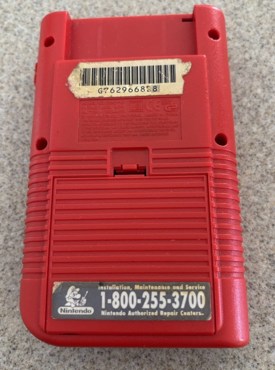 Game Boy Nintendo 1989/ Dot Matrix With Stereo Sound/Tested & Works/Preowned