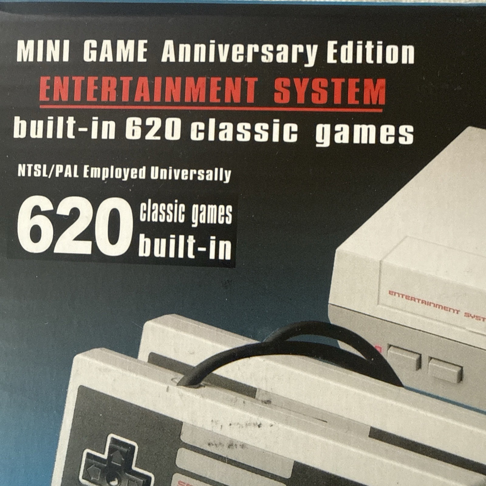 Mini Retro Game Console 620 Built-In Games NES Style AV Output Plug & Play New