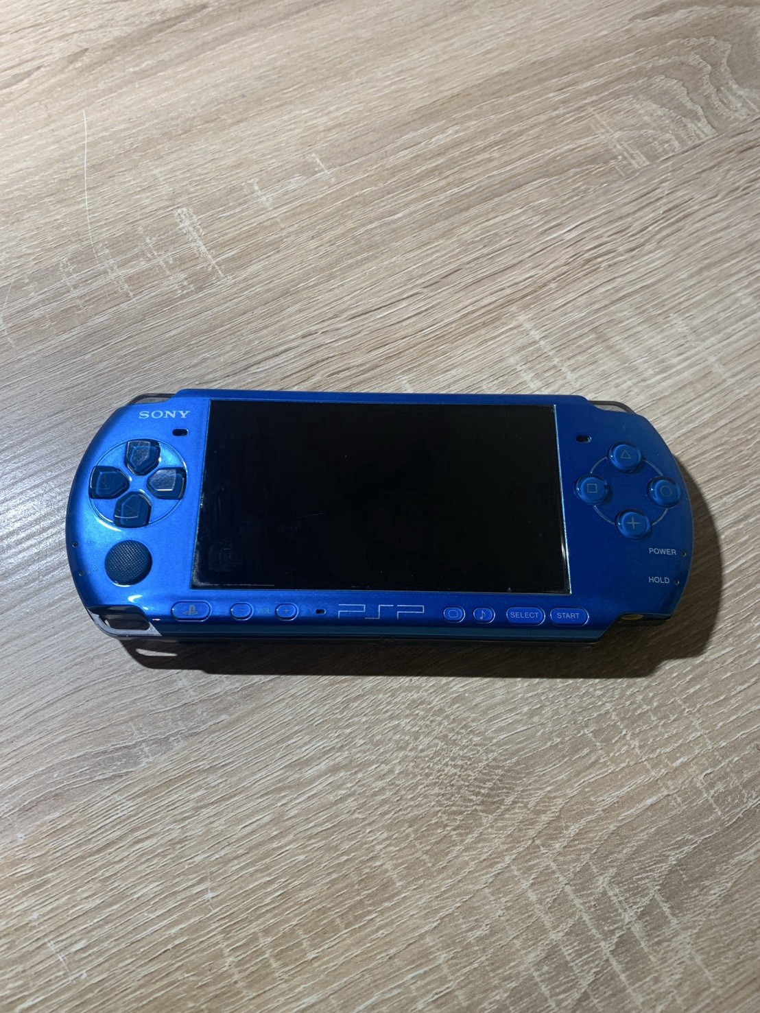 0949 Sony PlayStation PSP 3000 Vibrant Blue For Parts