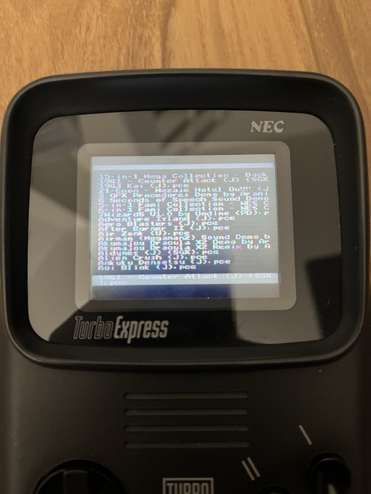 NEC Turbo Express (CIB) + Ever Drive game Card