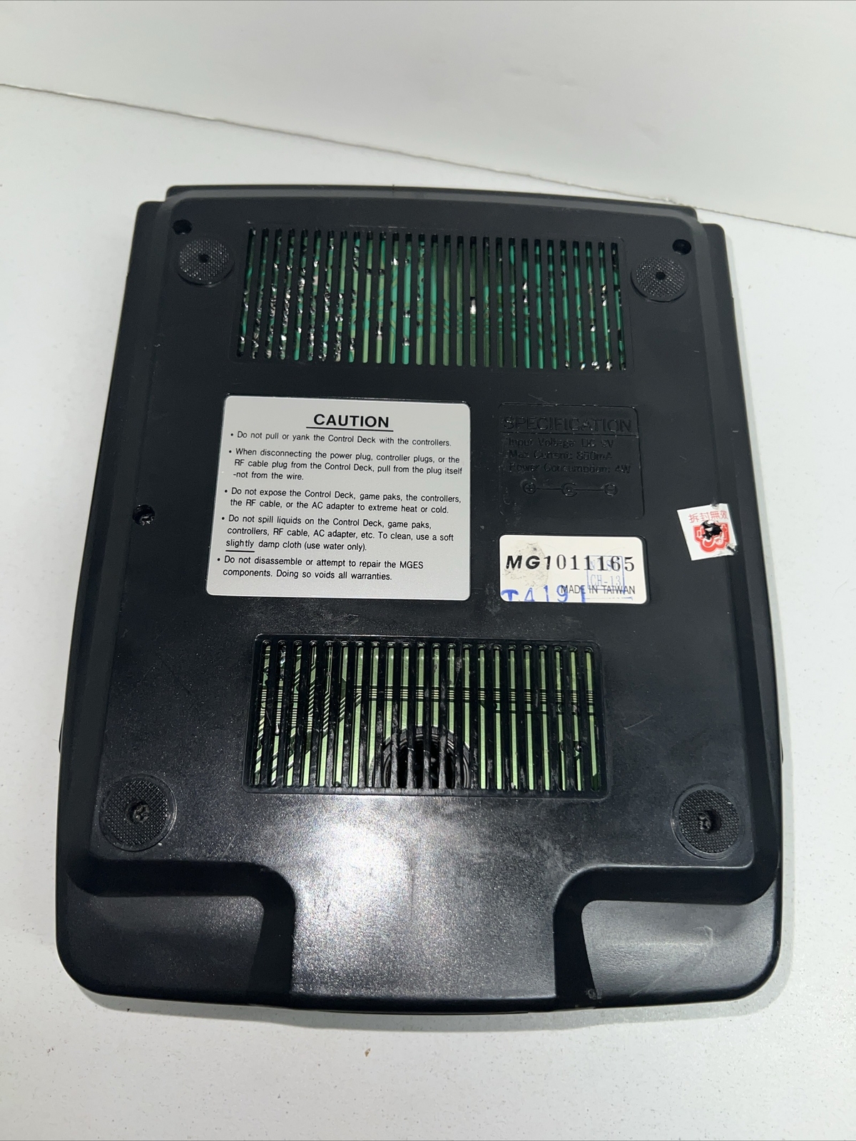 Micro Genius IQ-2000 W/ Controllers Game & Cord / Missing Av Cable Untested