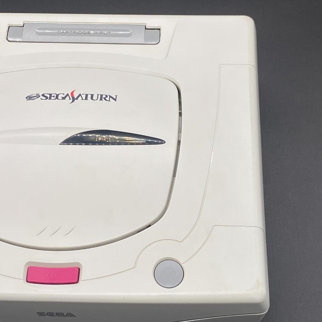 Sega Saturn Console White HST-3220 confirmed working Japanese Version Tested