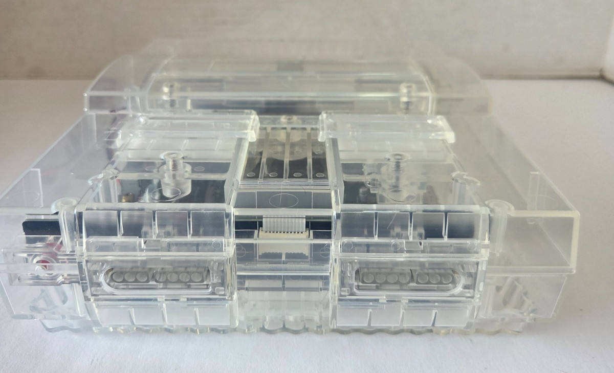 Custom Super Nintendo Console Transparent/Clear with UPGRADED power supply