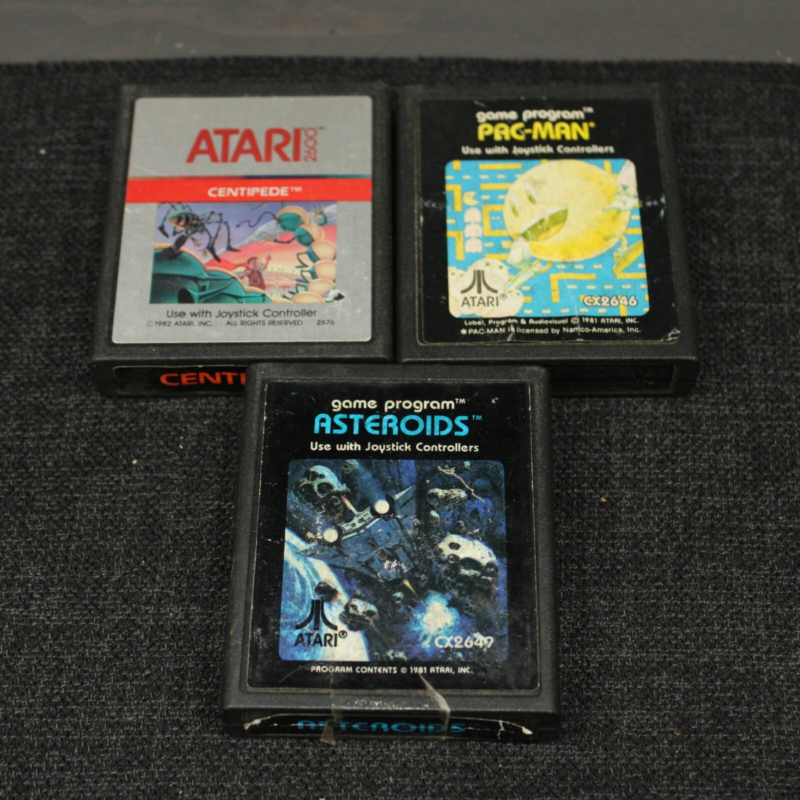 Atari 2600 Darth Vader Black Console Bundle w/ Controllers & Games Tested/Works