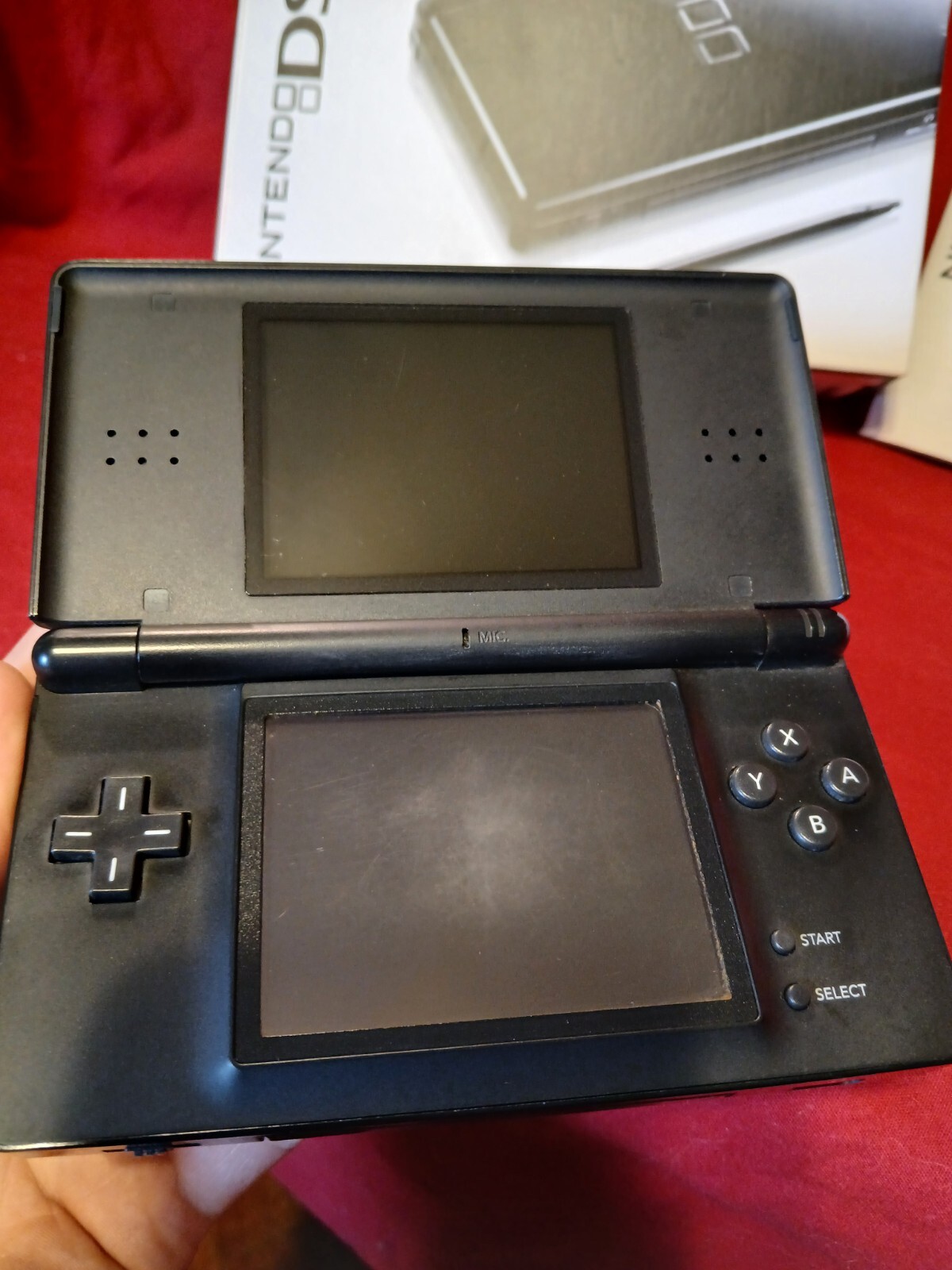 Nintendo DS Lite Handheld System – Onyx Black With Box And Charger