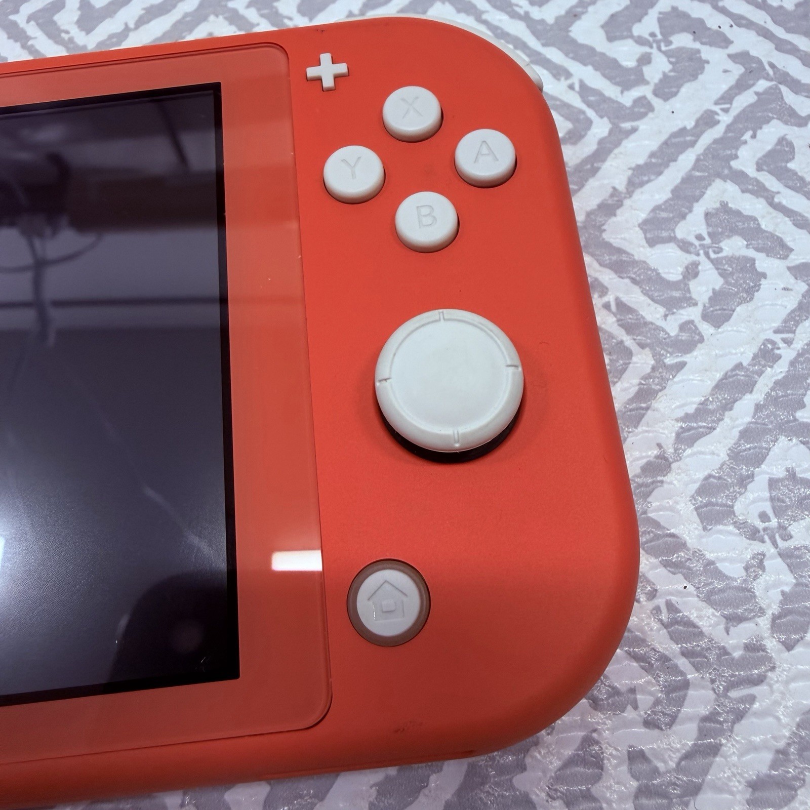 Nintendo Switch Lite Coral Pink 32GB Tested Working No Charger Read Description