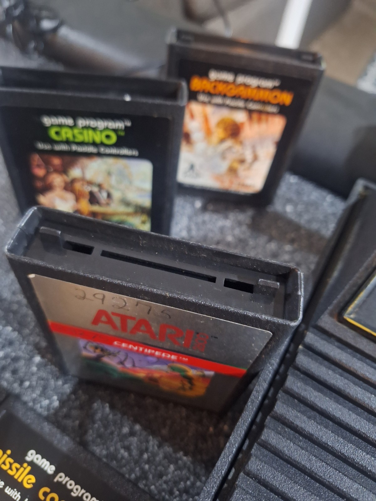 Atari 2600 4-Switch Console TESTED 100% WORKING Bundle With Games