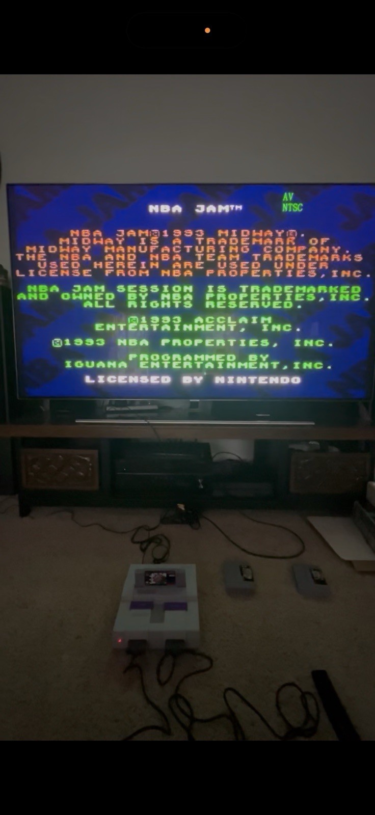 SNES Original Console CIB – Matching Serial Number Box – Tested