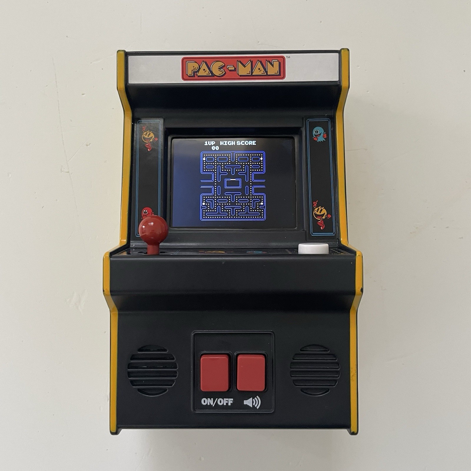 Basic Fun Pac-Man Mini Arcade Retro Video Game Bandai Namco, Works Pacman