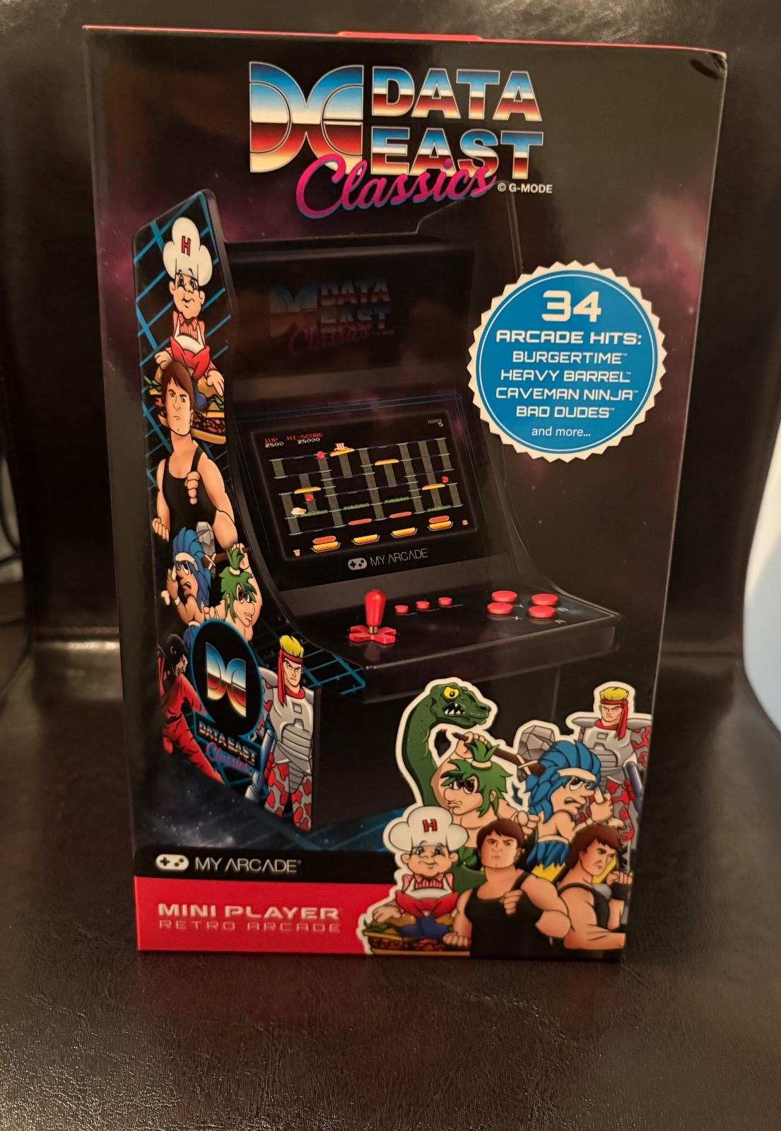 Data East Classics & More Mini Player Arcade Retro 34 games
