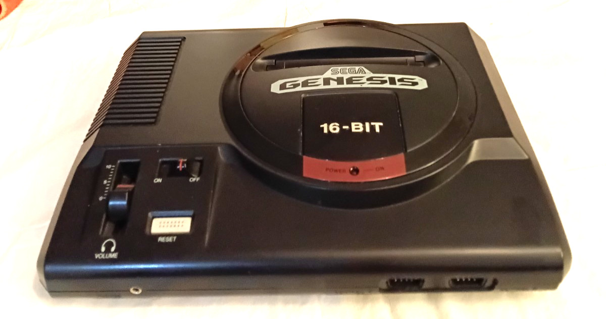 Sega Genesis 1 Console Model 1601 16-Bit With Sega Power Supply Work Perfectly!