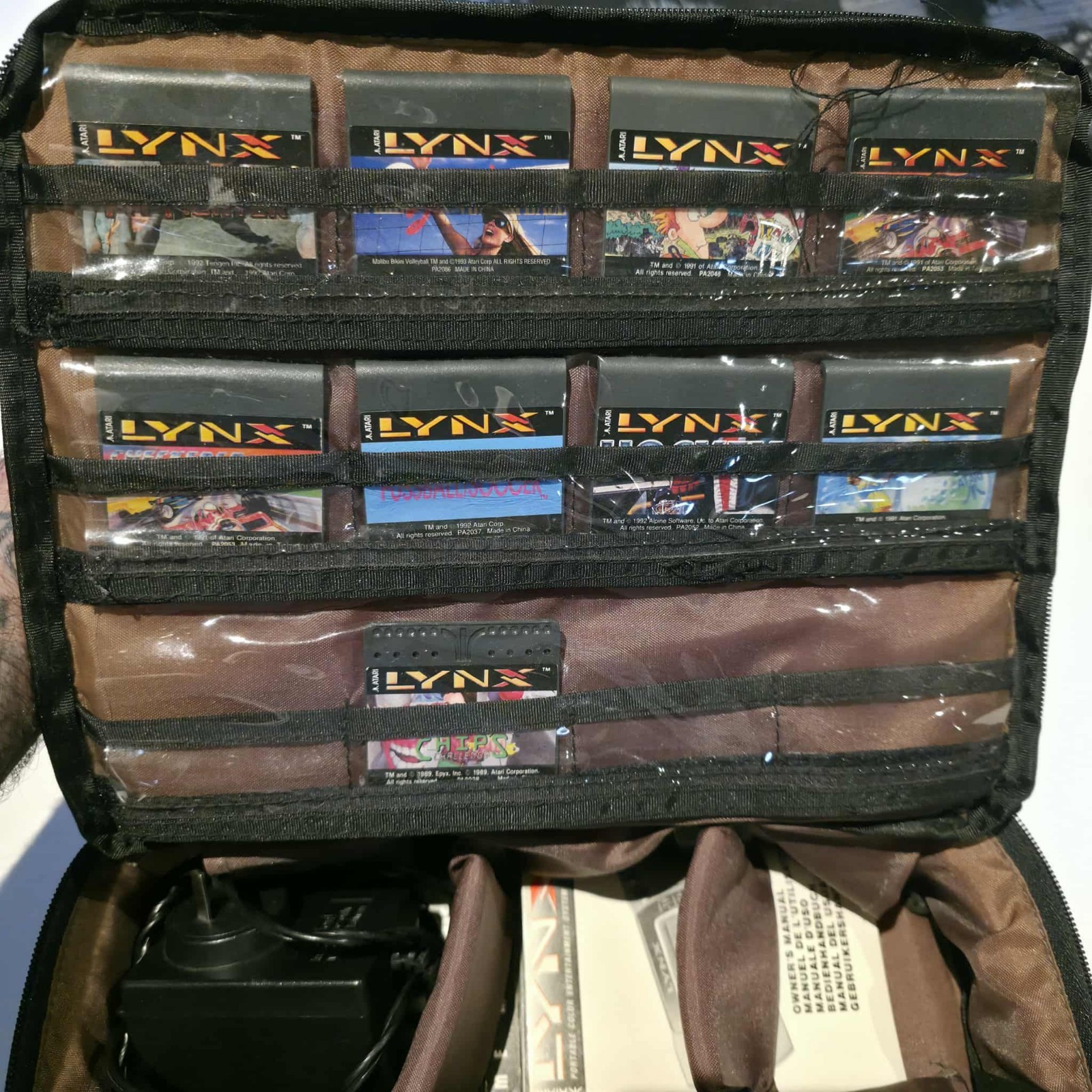 Atari Lynx II 2 Console System + 10 Games, Travel Case, Carry Bag, Power Pack