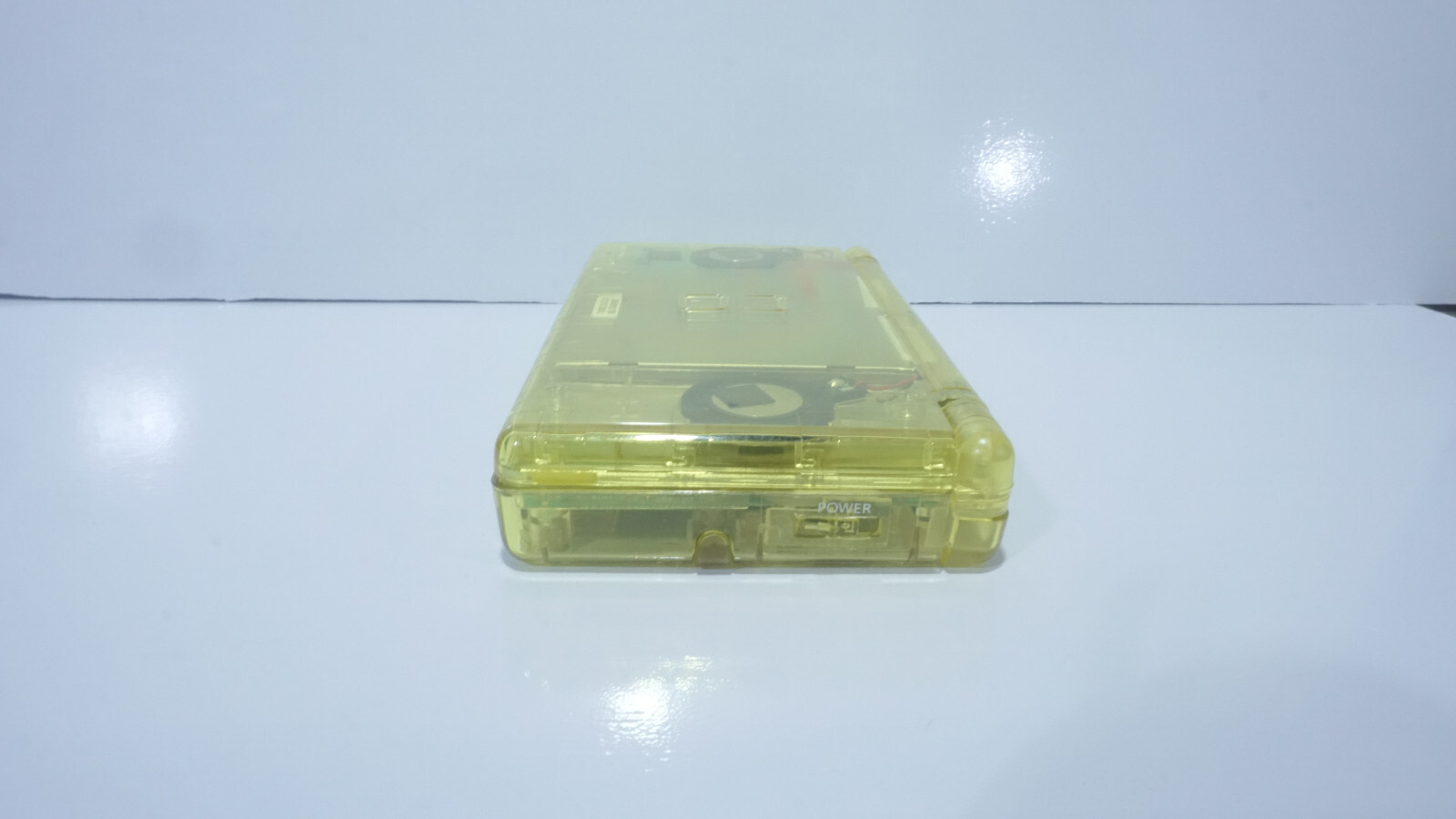 Nintendo DS Lite Transparent Clear Yellow / Black Handheld System