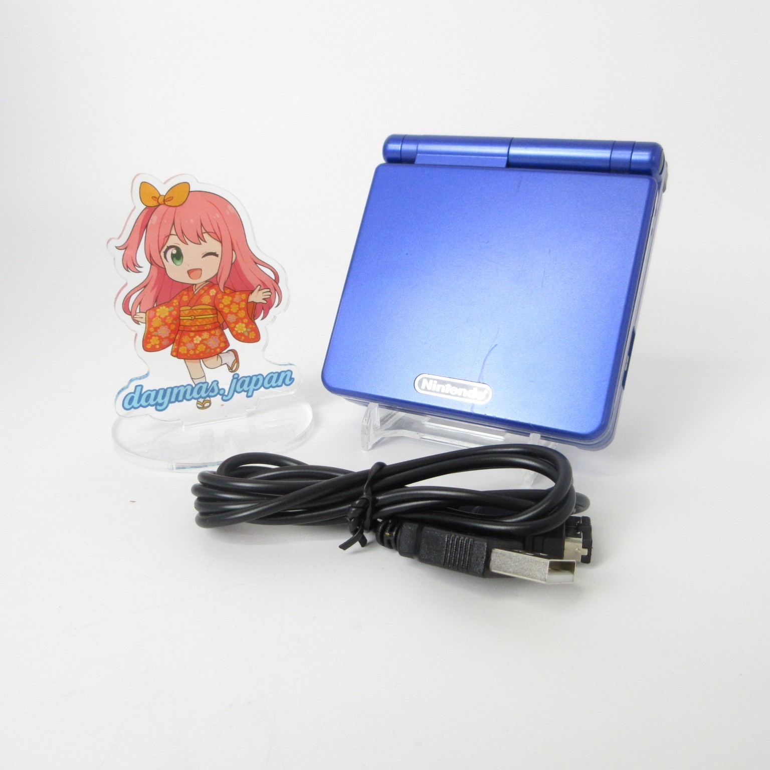 【Very Good】Nintendo GameBoy Advance SP Azurite Blue GBA Console #RET0422/02