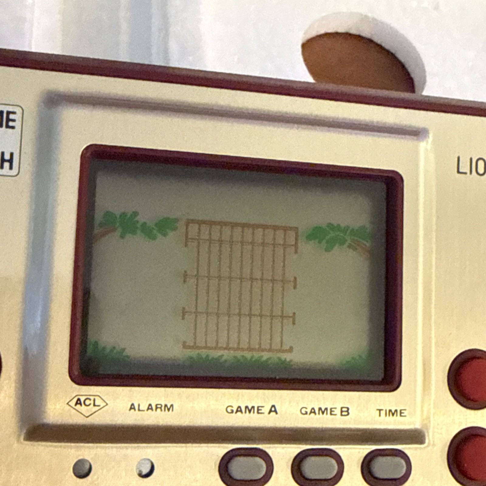 Nintendo Game & Watch LION LN-08 Gold Series 1981 With Box Working