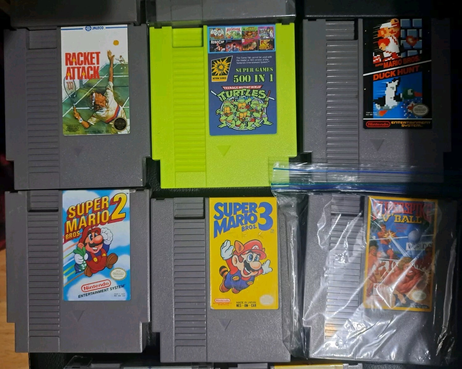 Nintendo Entertainment System NES Console Bundle 15 Games (1×500 In 1) Tested